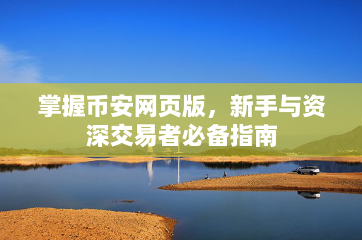 掌握币安网页版，新手与资深交易者必备指南